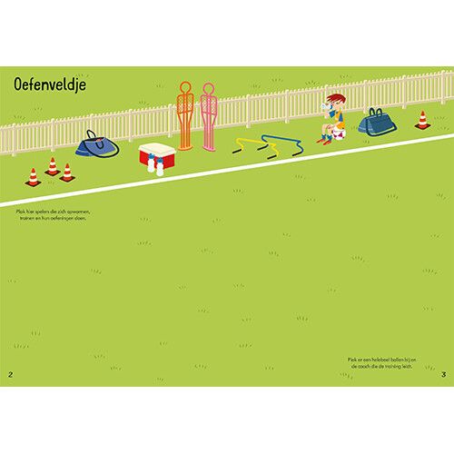 uitgeverij usborne eerste stickerboekje voetbal