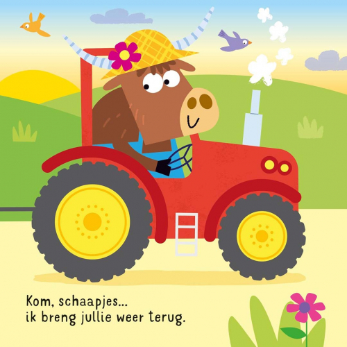 uitgeverij usborne geluidenboek meerijden op een tractor!