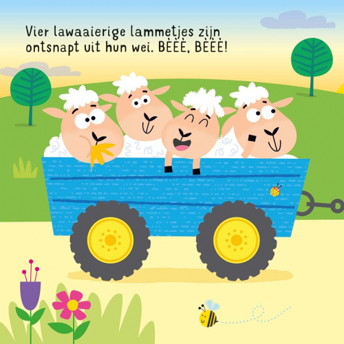 uitgeverij usborne geluidenboek meerijden op een tractor!