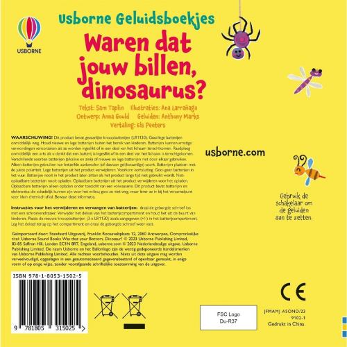 uitgeverij usborne geluidenboek waren dat jouw billen, dinosaurus?