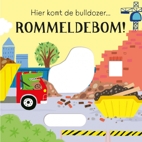 uitgeverij usborne geluidenboek wat doet de bulldozer? rommeldebom!