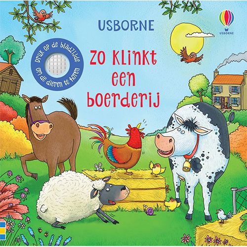 uitgeverij usborne geluidenboek zo klinkt een boerderij
