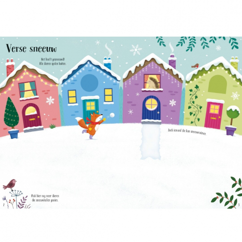 uitgeverij usborne glitterstickerboek winter