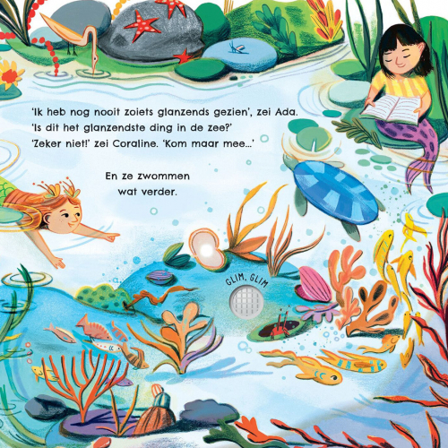 uitgeverij usborne lichtjes- en geluidenboek zeemeerminnen
