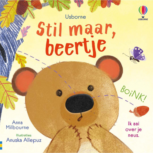 uitgeverij usborne voelboek stil maar, beertje