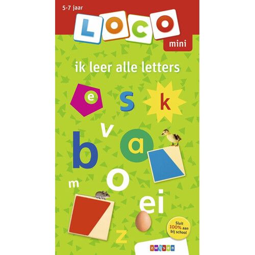 uitgeverij zwijsen loco mini ik leer alle letters