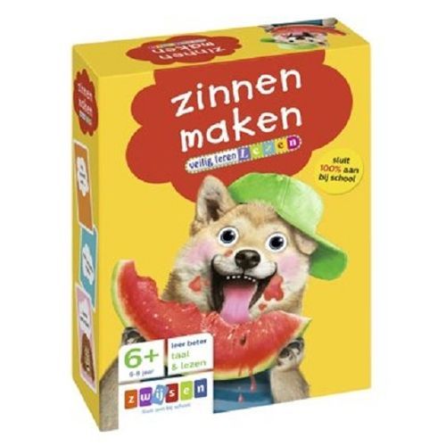 uitgeverij zwijsen zinnen maken - kaartspel