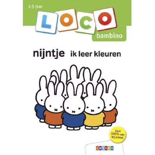 uitgeverij zwijsen loco bambino nijntje - ik leer kleuren