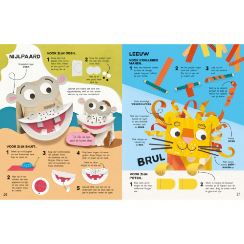 uitgeverij usborne wat kan ik doen met papier en lijm?
