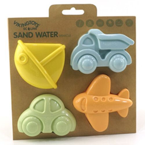 viking toys ecoline zandvormpjes - voertuigen  