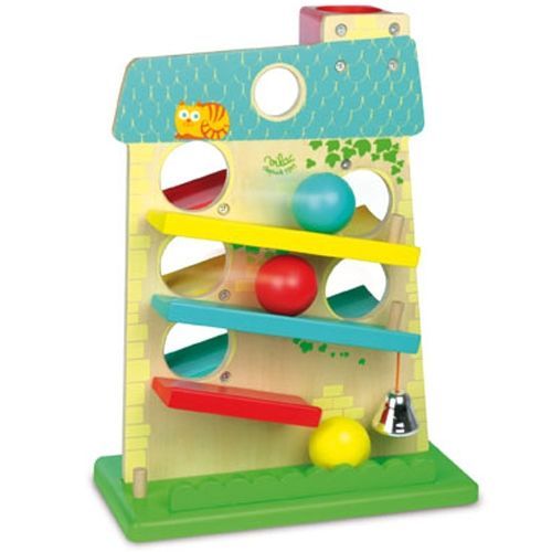 vilac houten ballenbaan 3 ballen
