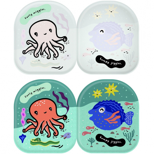 wee gallery badboekje colour me - octopus and friends 