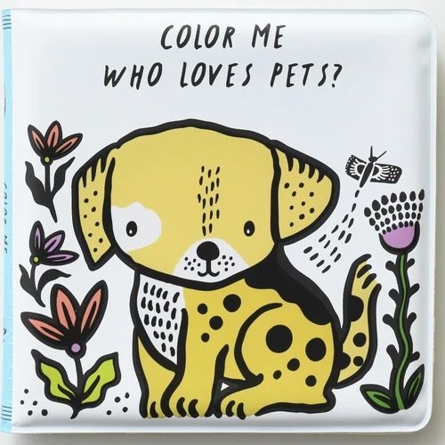 wee gallery badboekje colour me - who loves pets?