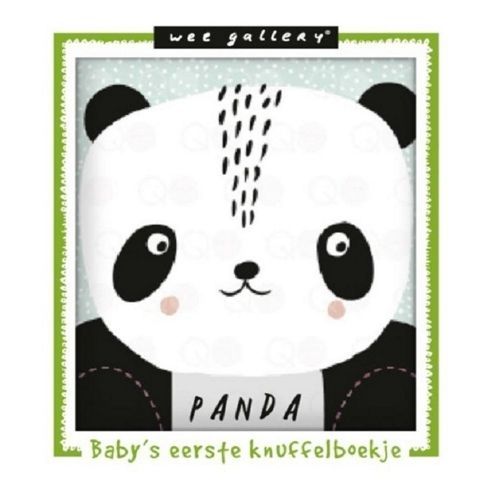 wee gallery stoffen knisperboekje - panda 