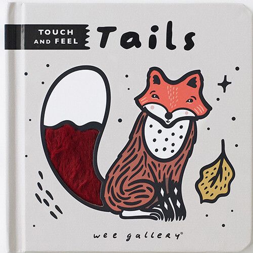 wee gallery voelboek touch and feel - tails
