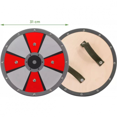 woodsy zwaard met schede en schild - 52 cm