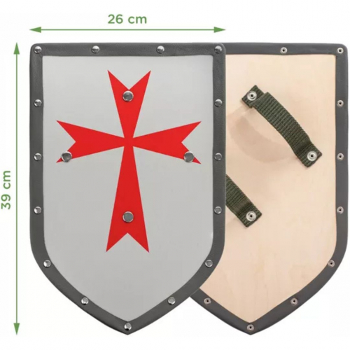 woodsy zwaard met schede en schild - 57,5 cm