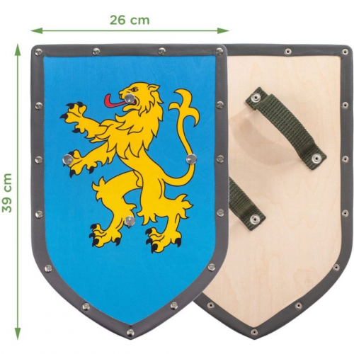 woodsy zwaard met schild - leeuw - 57,5 cm