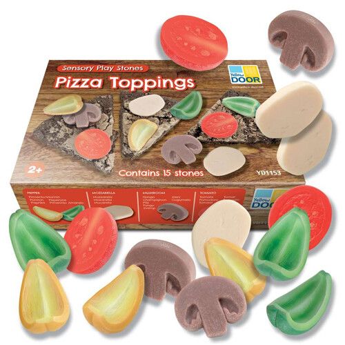 yellow door stenen pizza toppings - 15st