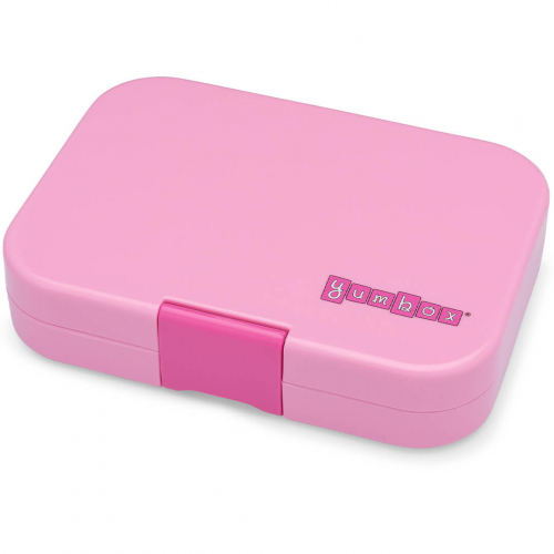 yumbox original broodtrommel 6 vakken - power pink - mermaid