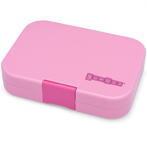 yumbox panino broodtrommel 4 vakken - power pink - unicorn