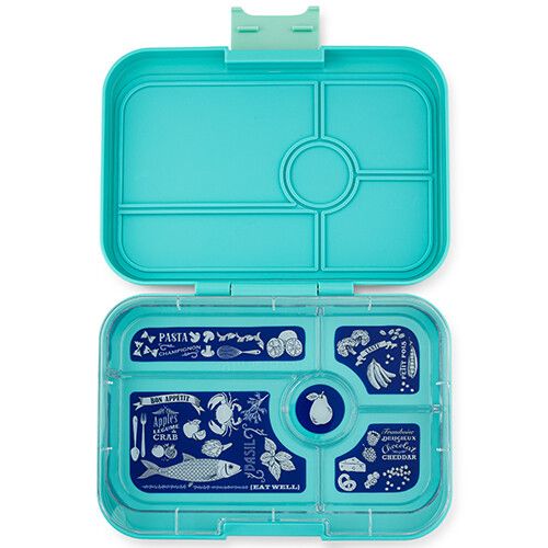 yumbox tapas broodtrommel 5 vakken XL - antibes blue  