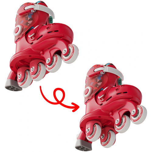 yvolution kinderskeelers rood - maat 30-34