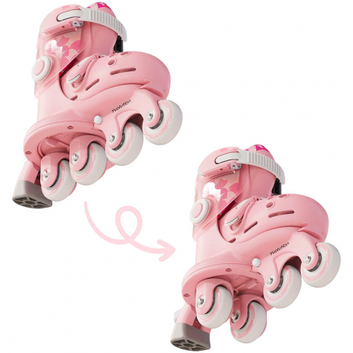yvolution kinderskeelers roze - maat 30-34