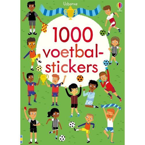 uitgeverij usborne stickerboekje 1000 voetbalstickers