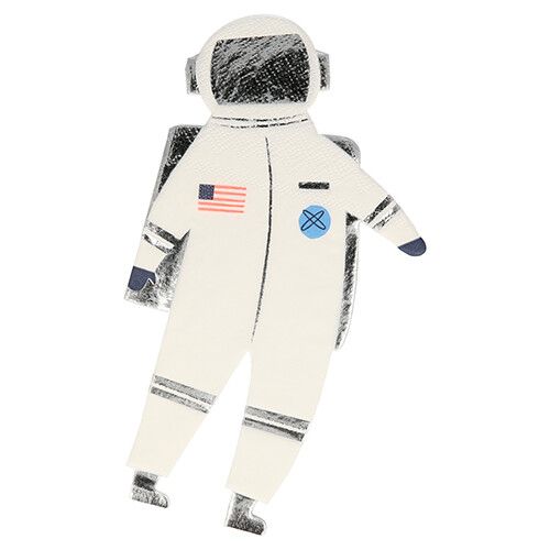 meri meri servetten astronaut - 16st