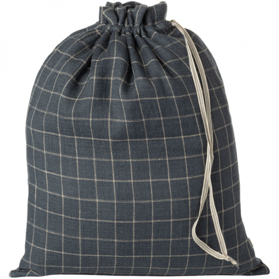 maileg tas checker - sand petrol