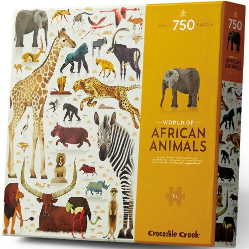 crocodile creek puzzel wereld van afrika - 750st 