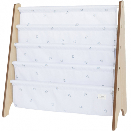 3 sprouts kinderboekenrek blueberry ivory 