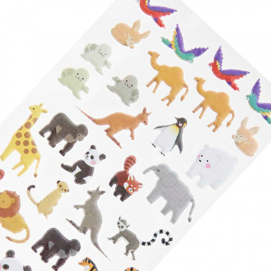 3D stickers dierentuin - 31st