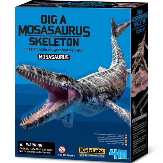 4m dinosaurus opgraven - mosasaurus