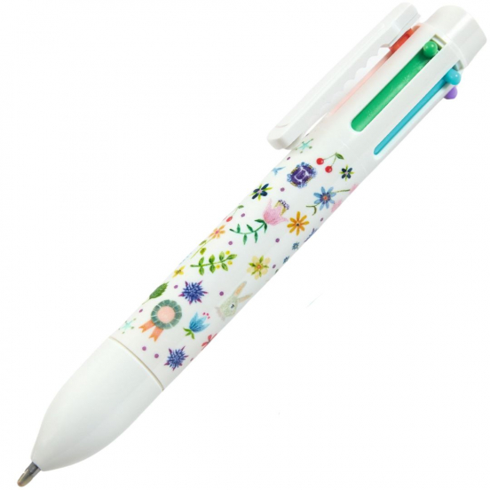 djeco stylo à bille de couleur 6-en-1 aïko