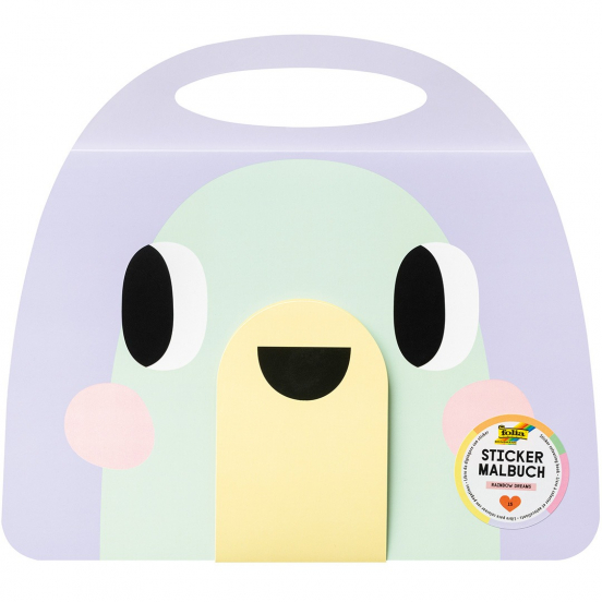folia kleur- en stickerboek rainbow dreams