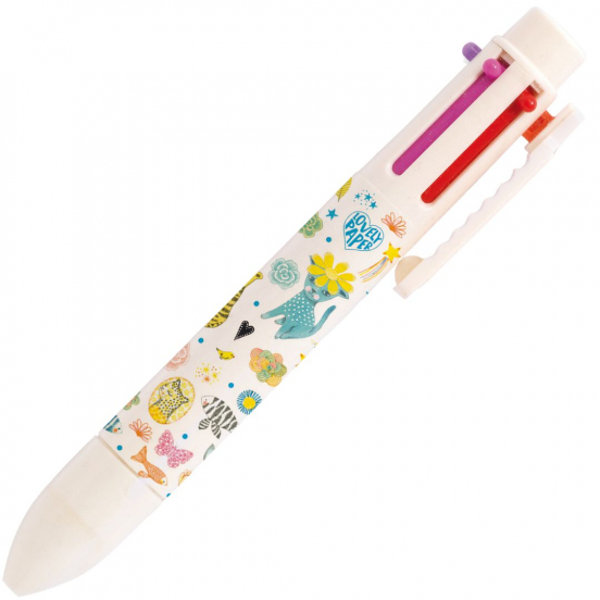 djeco stylo de couleur 6-en-1 lucille