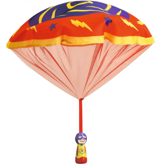 djeco speelfiguur parachutist super power