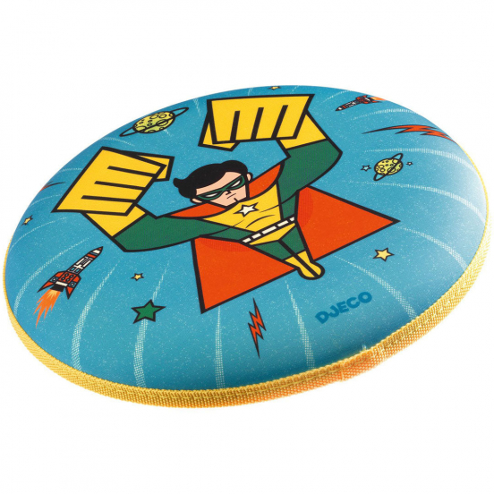 djeco frisbee foam flying hero