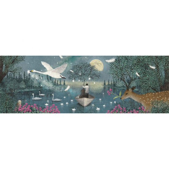 djeco puzzel hymn to the moon - 1000st