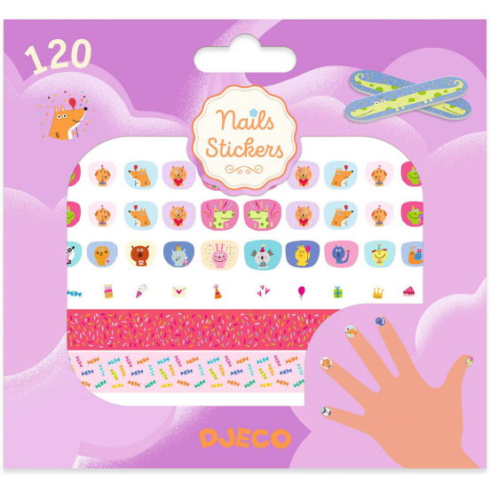 djeco nagelstickers happy birthday!