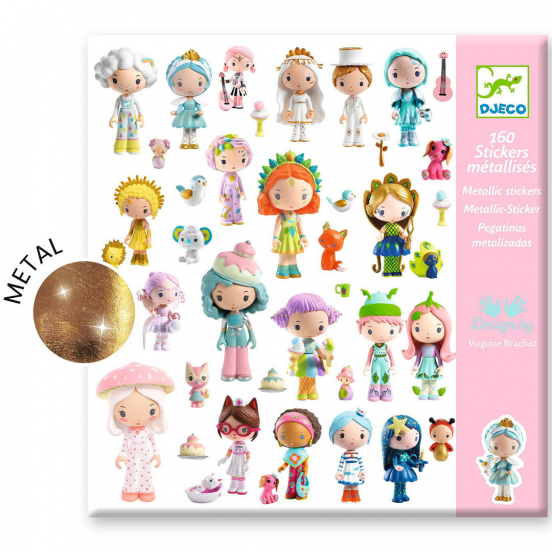 djeco stickers the little world of tinyly - 160st