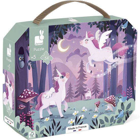 janod puzzel eenhoorn - 54st