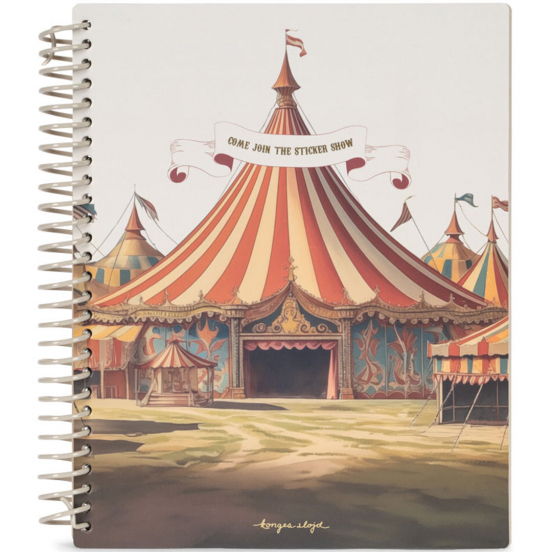 konges sløjd stickerboek - circus