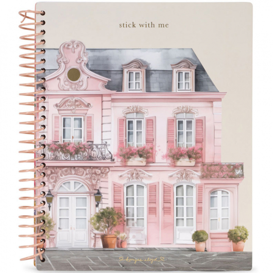 konges sløjd stickerboek - dusty pink