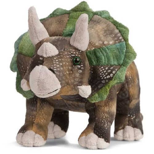 living nature knuffeldino triceratops - 25 cm