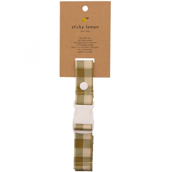 sticky lemon borstriem voor rugzak - colourblocking - gingham - apple tree