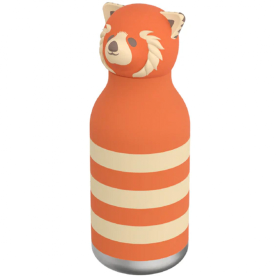 asobu rvs drinkfles bestie - rode panda - 460 ml