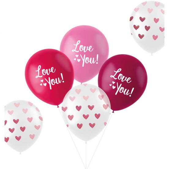 ballonnen love you! - 6st